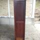 Vintage triple curtained filing cabinet, old 1930