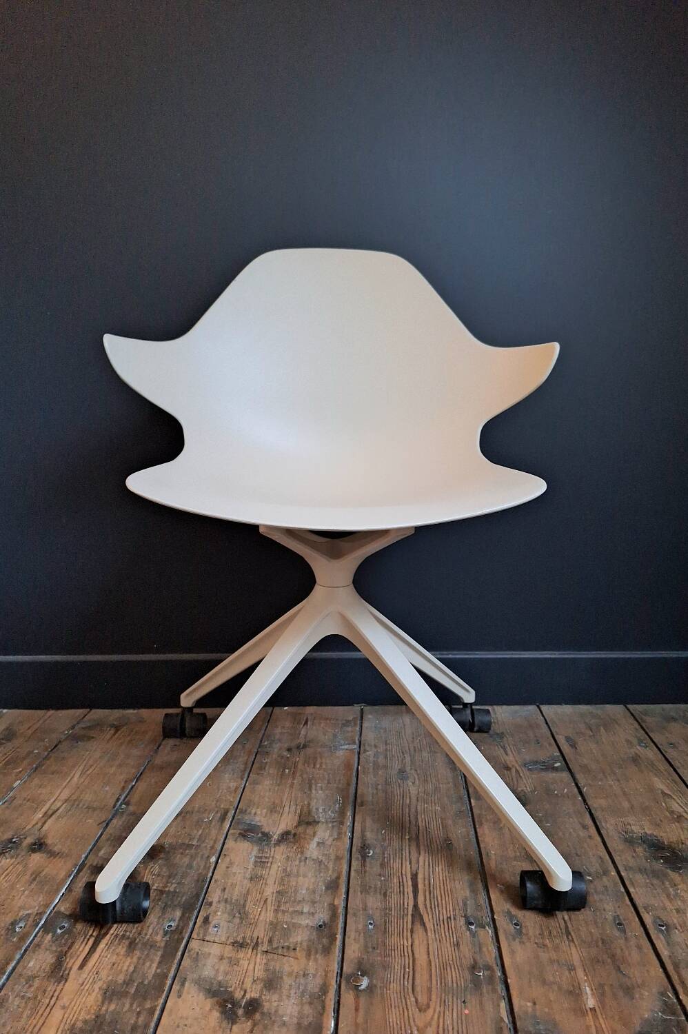 Roche Bobois Chistera chair on casters, Marcello Ziliani designer office chair