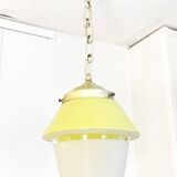 Suspension opaline jaune, 1950
