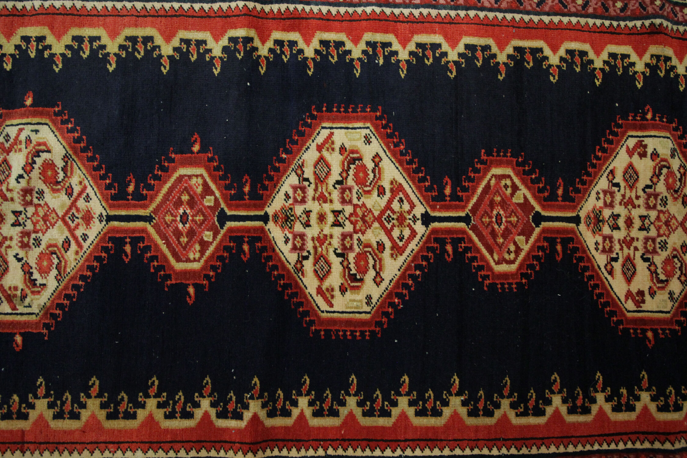 Antique Caucasian Karabagh Rug 116x220cm