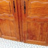 Pair of solid oak doors