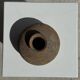 Small round ancient vase in engraved terracotta, Indonesian polychromy H10 D1