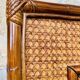 Vintage mirror, bamboo, caning and rattan, circa 1960s