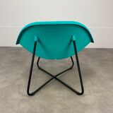 Fauteuil de Niels Gammelgaard modèle Lips pour Ikea bleu, vert