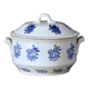 Large 19th-century tureen signed St Uze St Vallier, steel earthenware