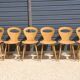 6 BAUMANN V2 chairs in light beech