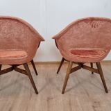 Shell restored armchairs by Miroslav Navratil