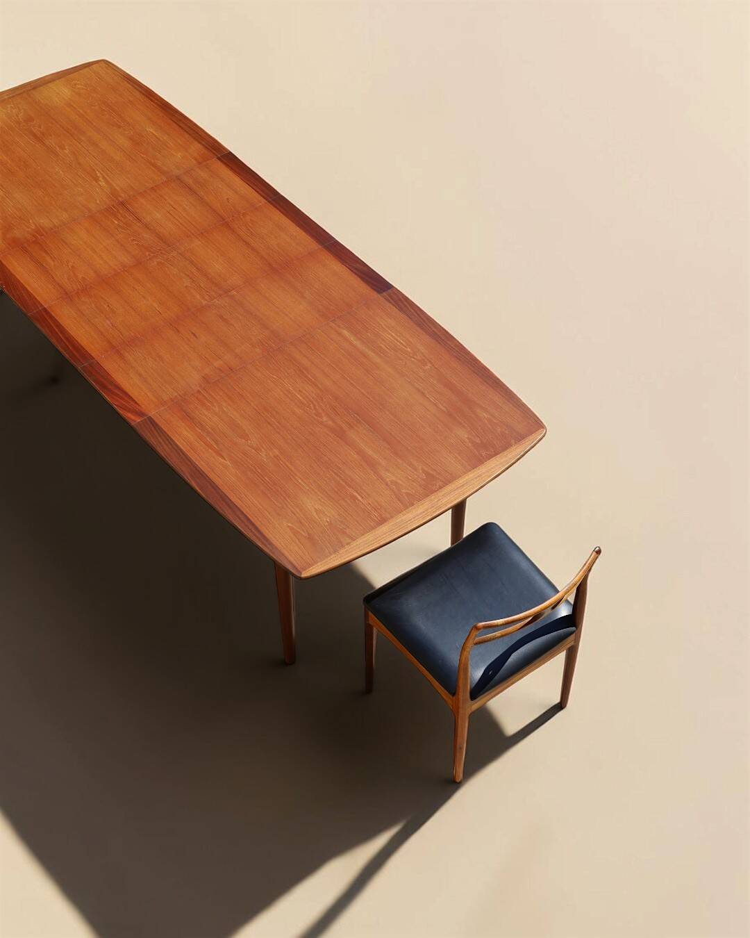Teak table, Alf Aarseth, Gustav Bahus Mobelfabrik, Norway, 1960s