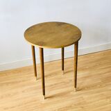 Side table vintage tapered legs 1950