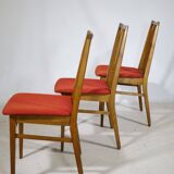 Mid-Century Dining Chairs in Walnut, Set of 10, 1960s