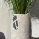 Raku vase / signed ceramic / handmade pottery