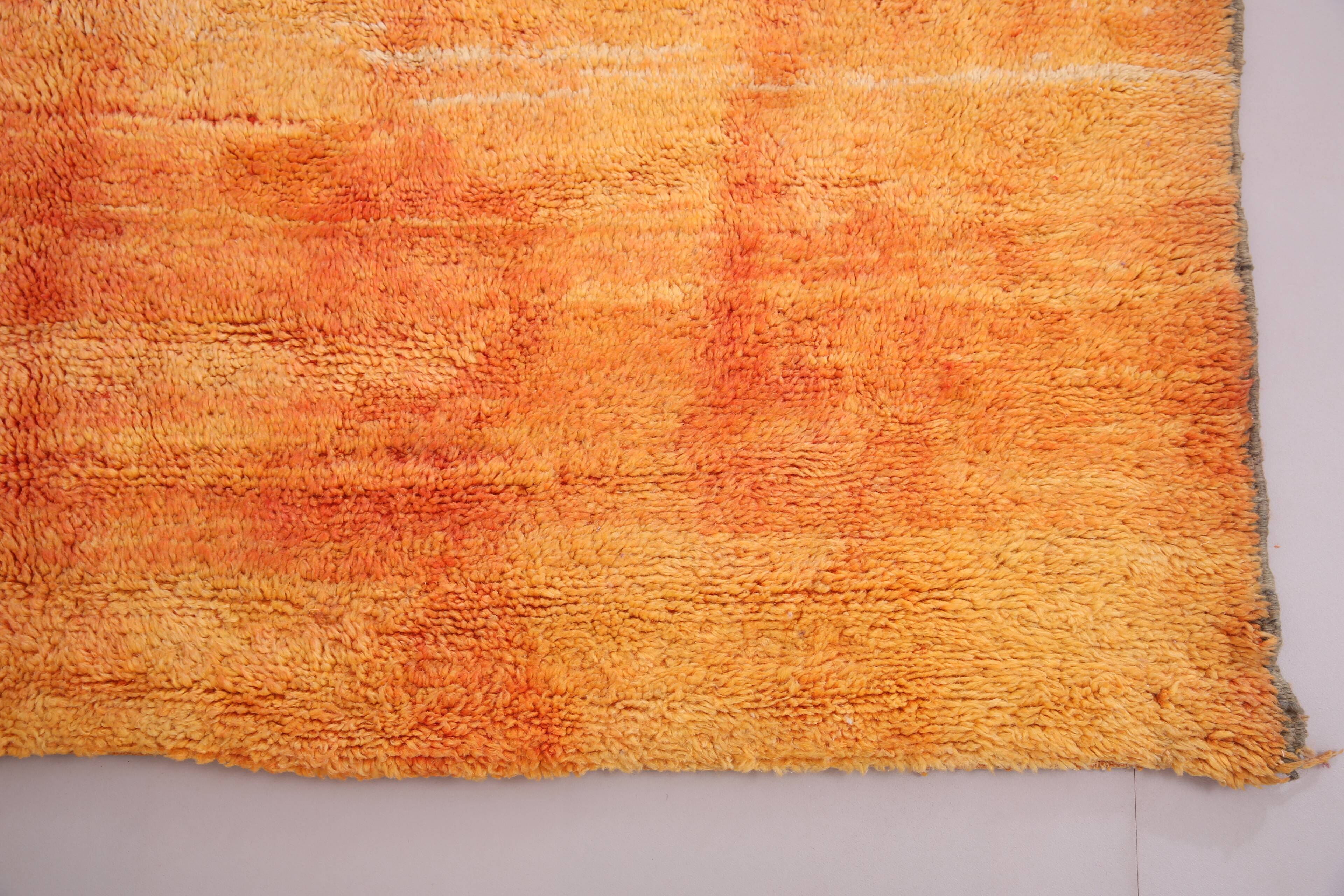 Vintage Moroccan Rug 203 x 281 cm - Handmade Berber Rug - Old Moroccan Rug