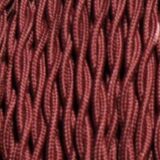 Pleated opaline portable lamp, 2 M fabric cable