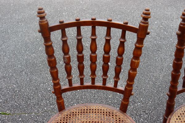 Série 4 chaises bistrot Fischel N109