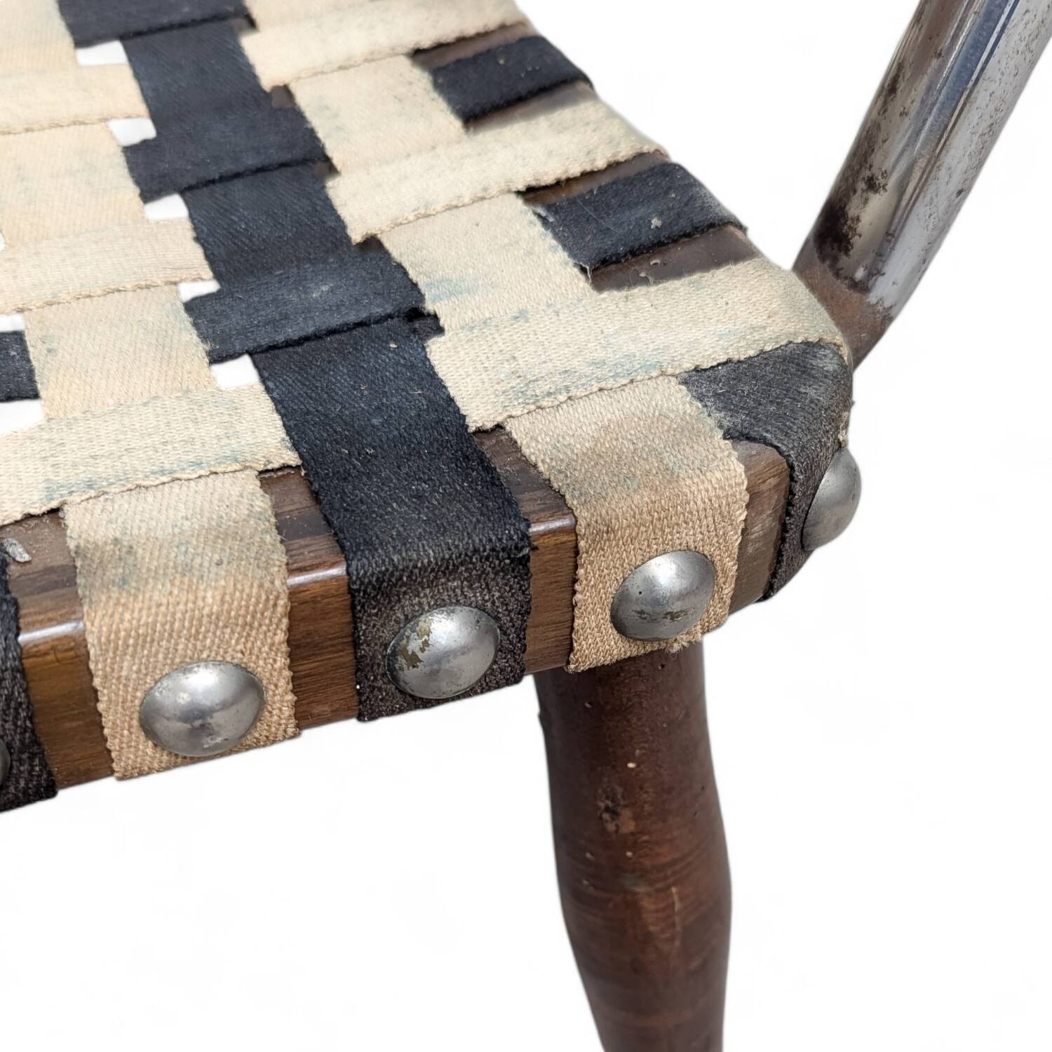 1940s modernist avantgarde tubular steel chair