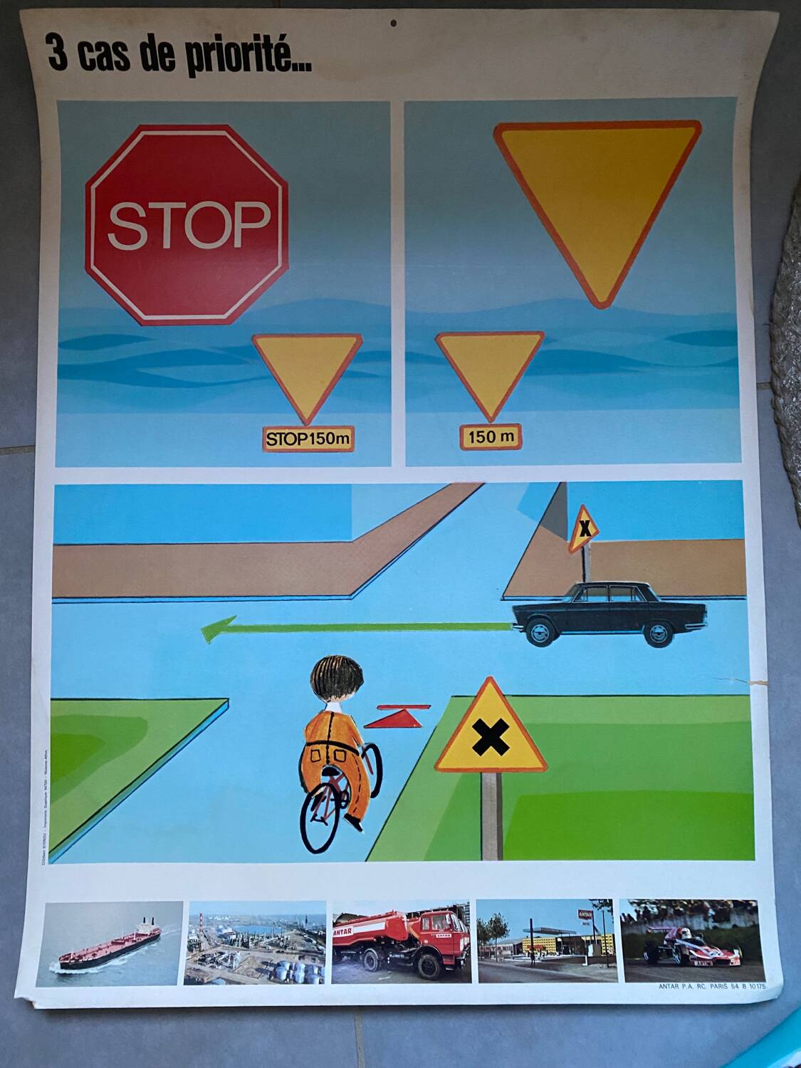 Lot de 16 affiches pédagogiques sur la sécurité routière