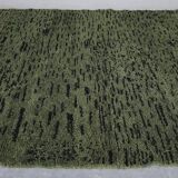 Custom green Moroccan rug