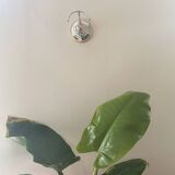 Chrome and gold metal coat rack