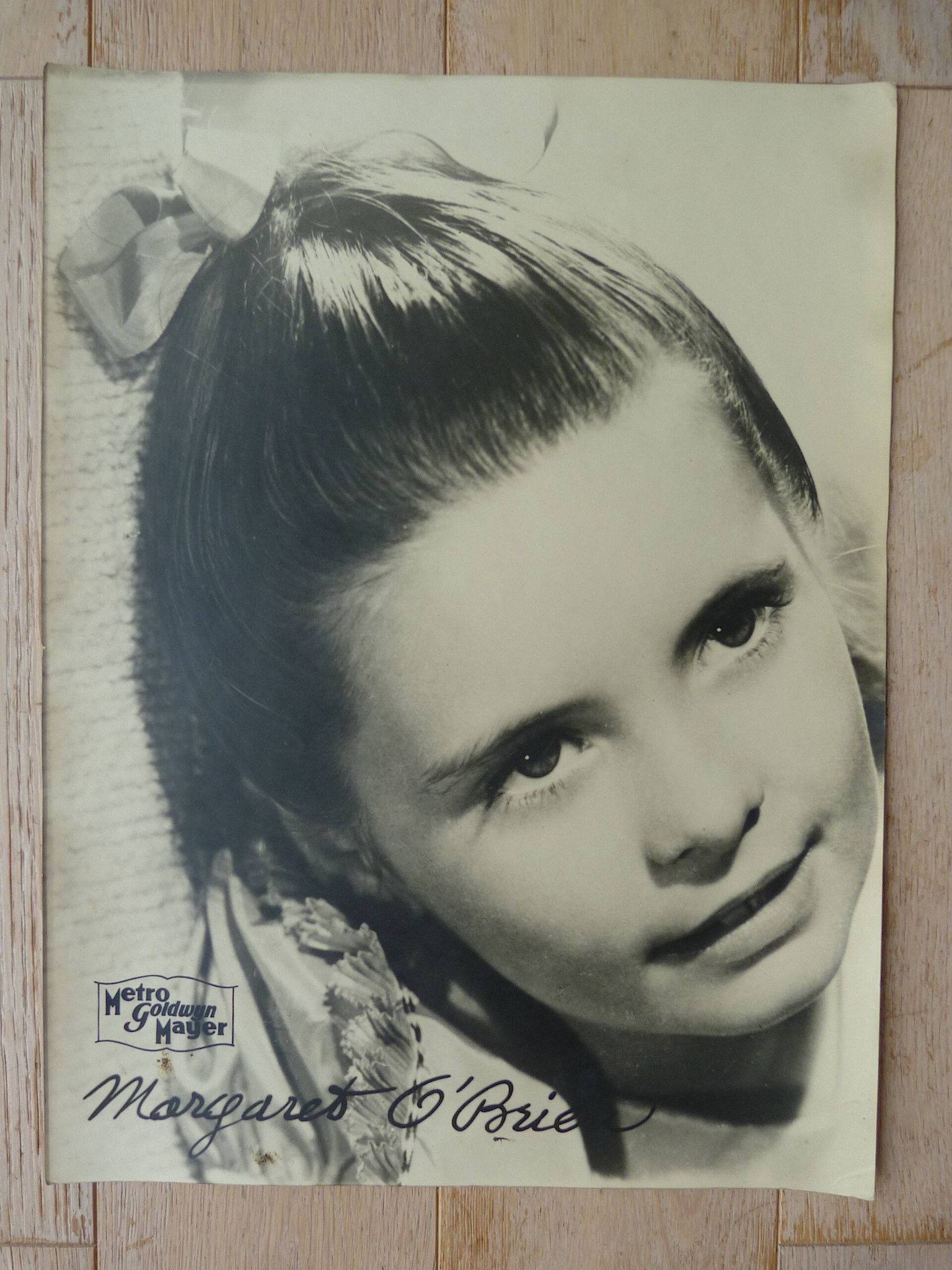 8 vintage autographed photos of American stars Metro Goldwin Mayer