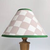 Checkered lampshade