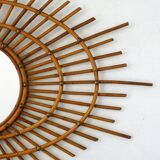 Ortf rattan sun mirror