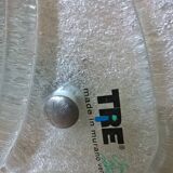 Vintage Murano glass wall lamp by TRE Venezia Italy 1980s