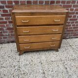 Vintage chest of drawers compass feet