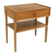 Scandinavian oak bedside table, Sweden, 1950.