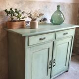 Buffet former green patina