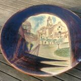 Large glazed ceramic fruit dish/cup signed on the back "Puigdemont" 60s/70s