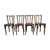Set of 4 baumman bistro chairs