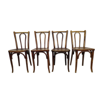 Set of 4 baumman bistro chairs