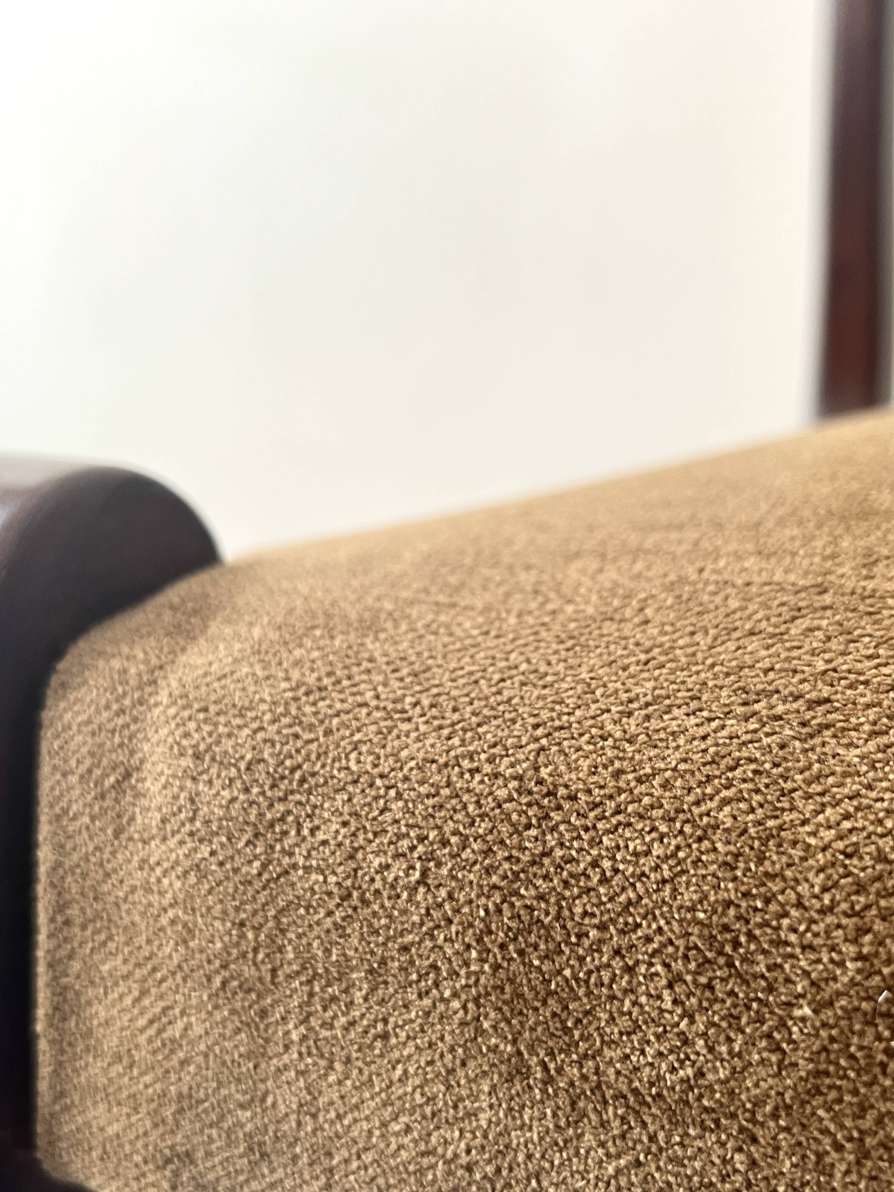 Scandinavian chair in teak & velvet by Niels Otto Moller, Denmark 1950