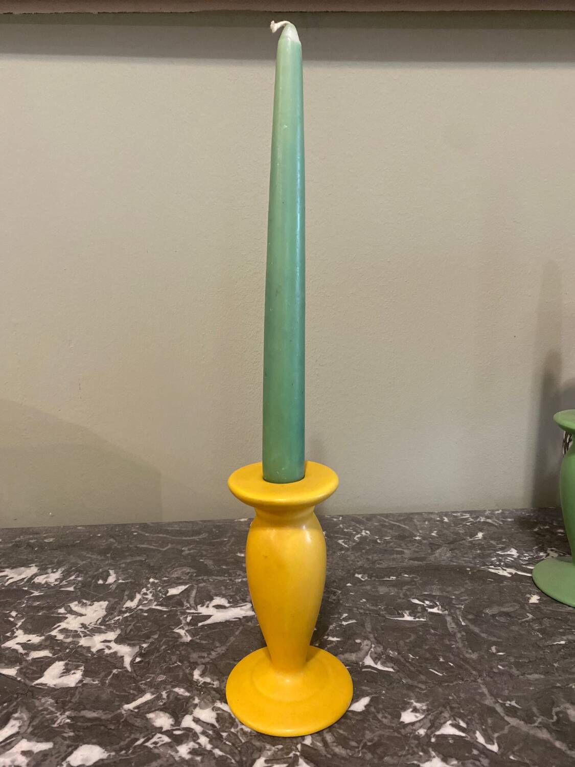 Yellow candlestick
