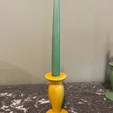 Bougeoir jaune