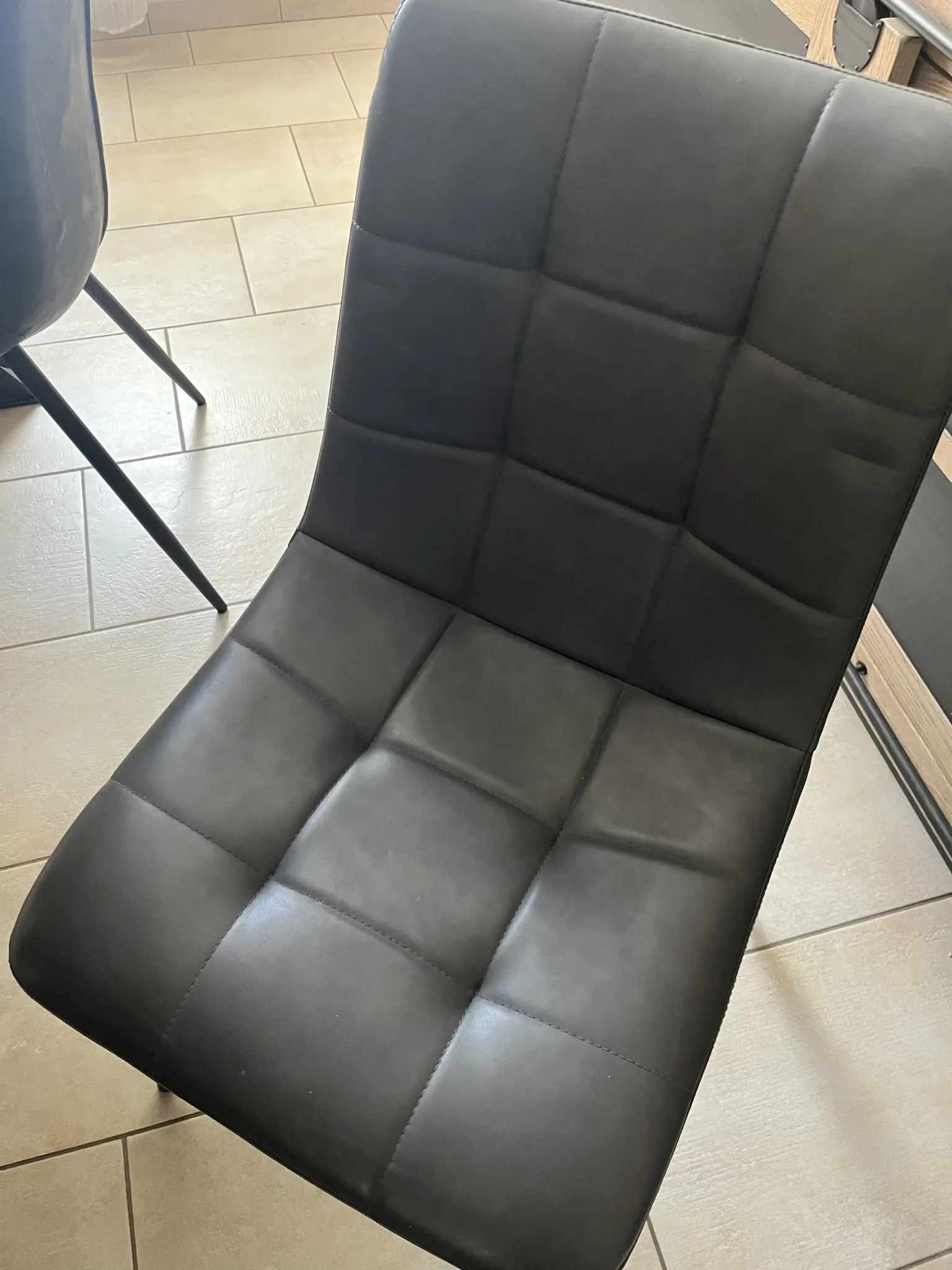 Dining table and chairs