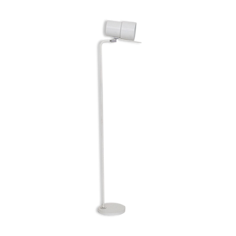 White metal floor lamp, 1960's