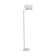 White metal floor lamp, 1960's