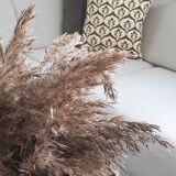 Housse de coussin ottoman style ikat ivoire / olive - 50 x 50