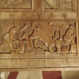 Indonesian table entirely hand carved