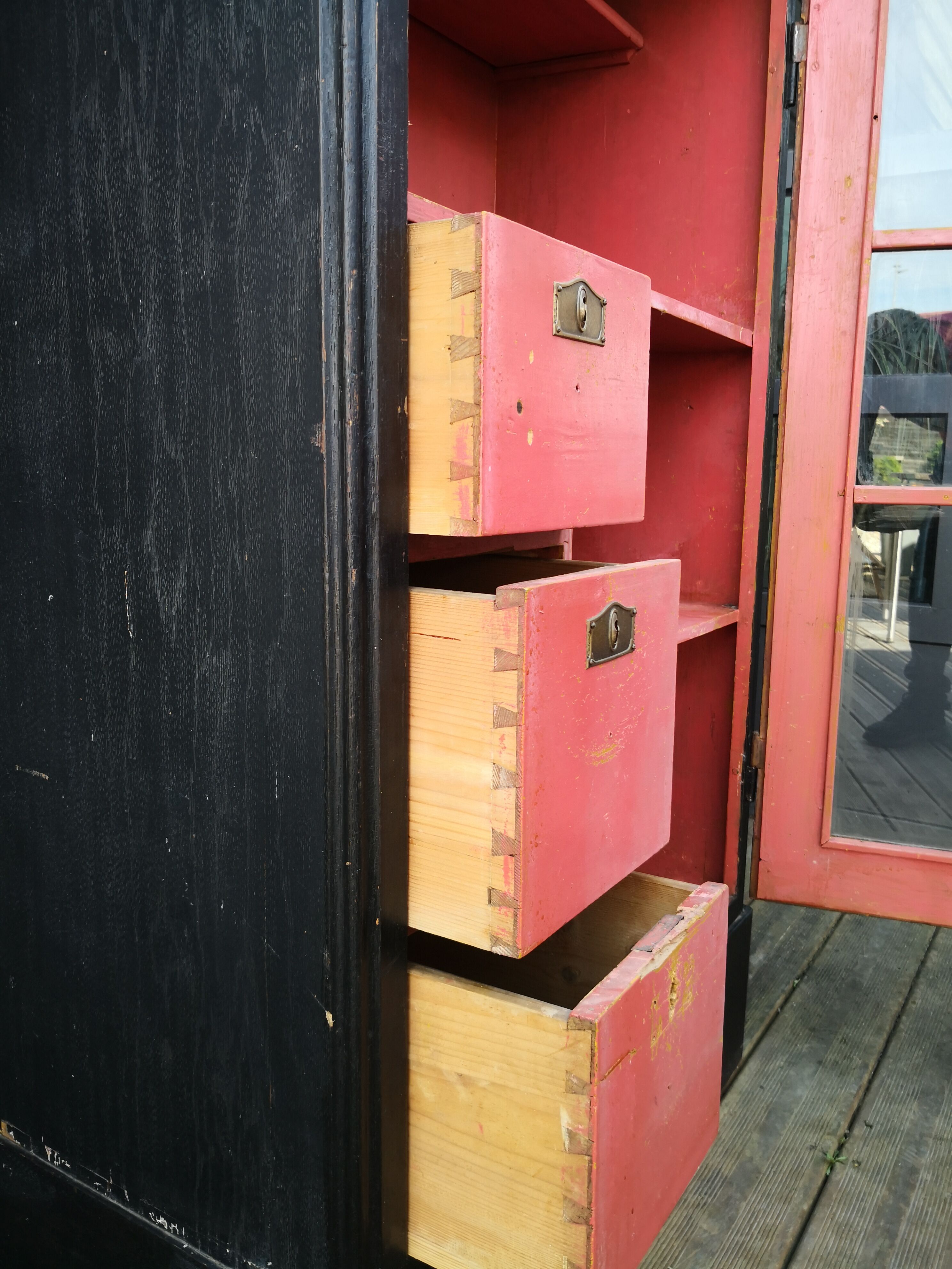 Meuble vitrine parisienne vintage