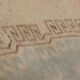 Vintage Turkish carpet handmade 186x238 cm