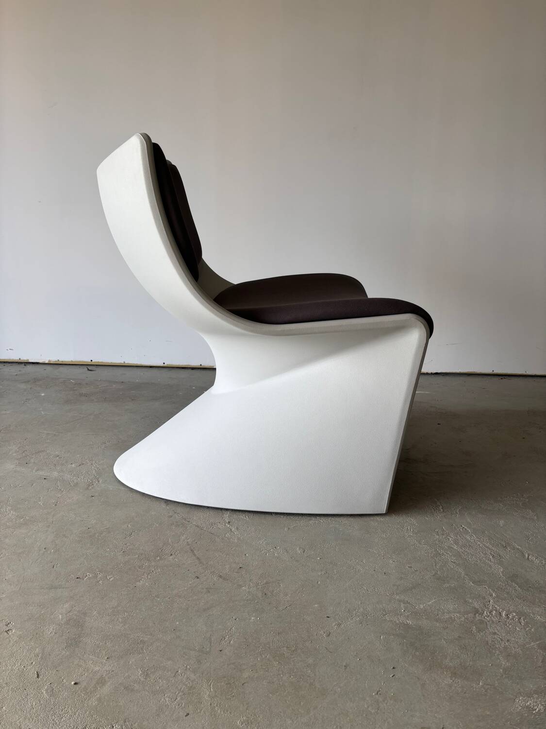 Series of 3 designer armchairs Space by A. Pinaffo and P. Scagnellato