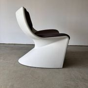 Series of 3 designer armchairs Space by A. Pinaffo and P. Scagnellato