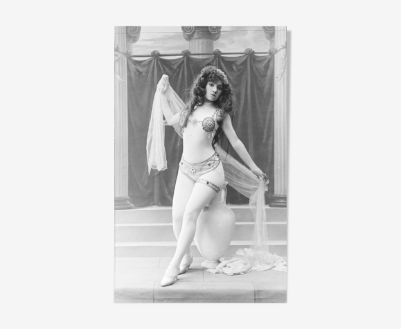 Photo of dancer 1900, barium paper 300g format 30x45
