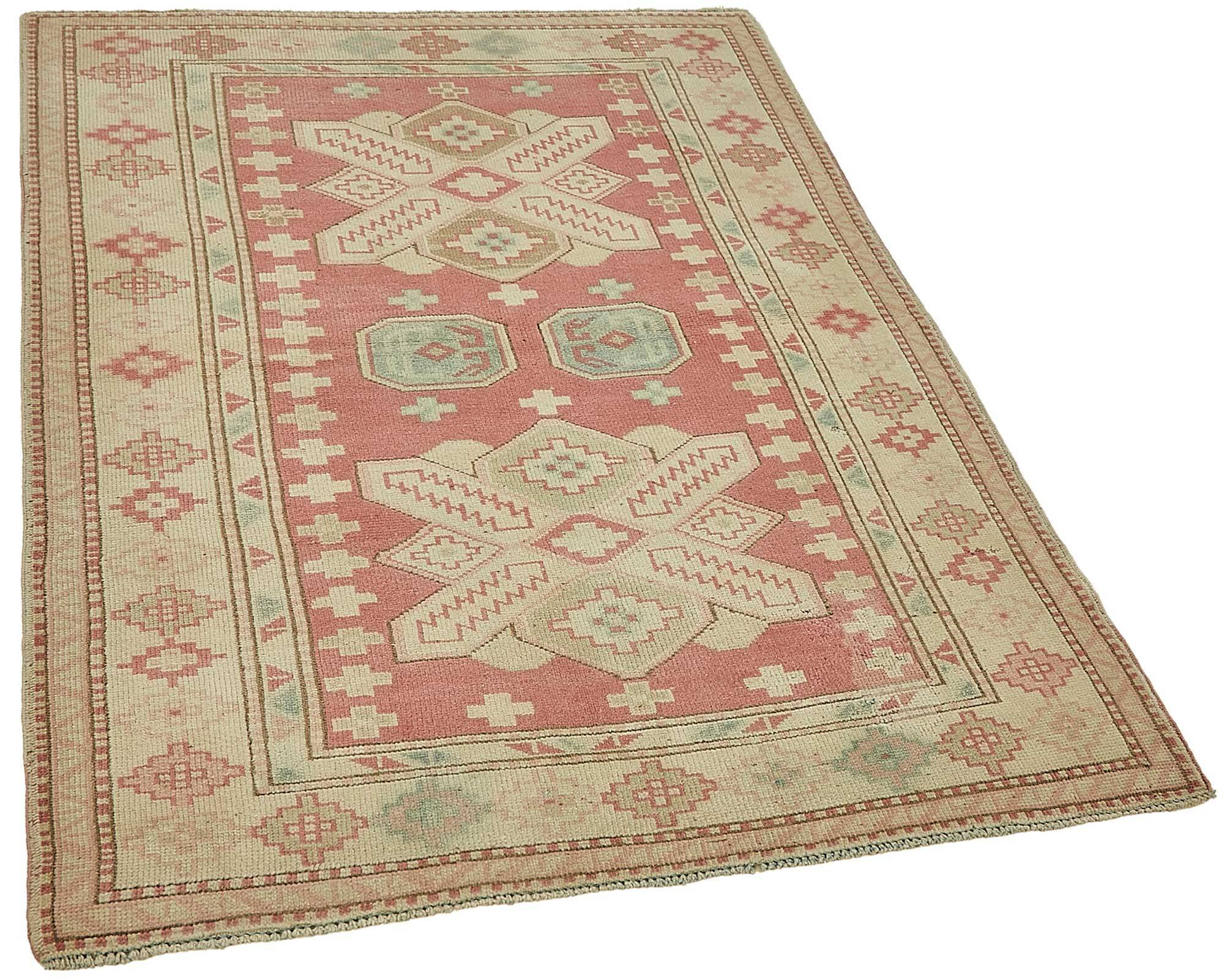 Turkish Vintage Anatolian Rug 116 cm x 155 cm