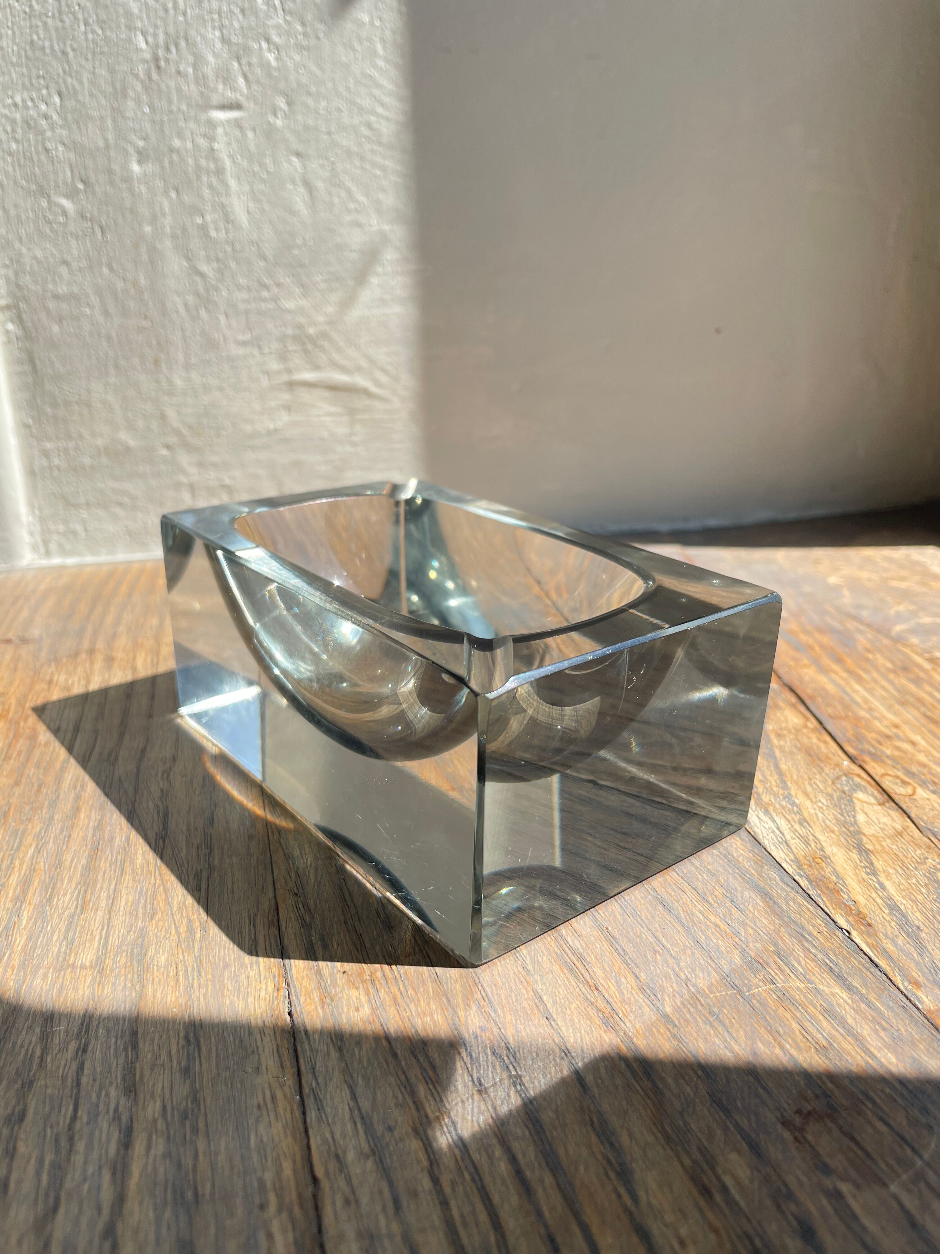 Old ashtray vintage murano glass