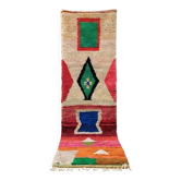Colourful Berber hallway rug 75 x 280 cm