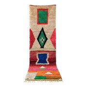 Colourful Berber hallway rug 75 x 280 cm