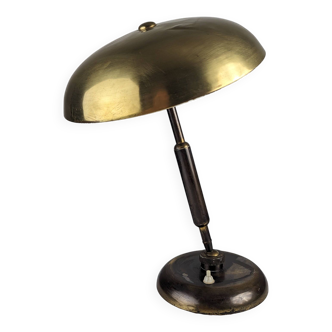 Lampe de table vintage par Oscar Torlasco pour Lumi en laiton